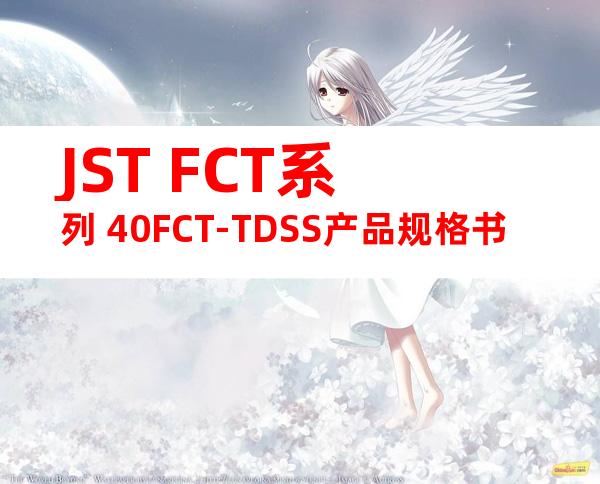 JST FCT系列 40FCT-TDSS产品规格书